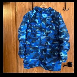 NWOT Lands End Squall Big Kids Sz XL 14-16 Grow-A-Long Jacket Extendable Sleeves